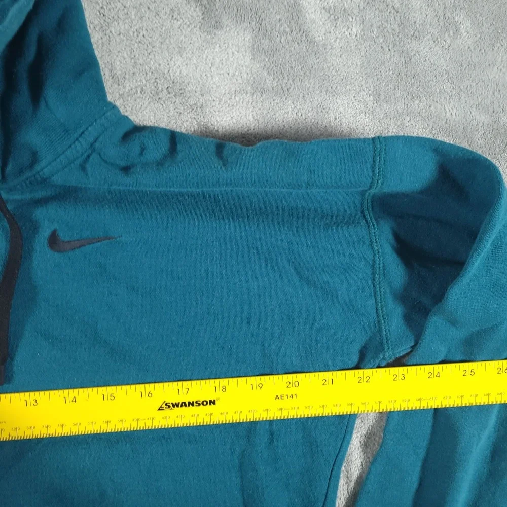 Nike Womens Club Hoodie Size Small Green Outdoors Casual Full Zip 684901